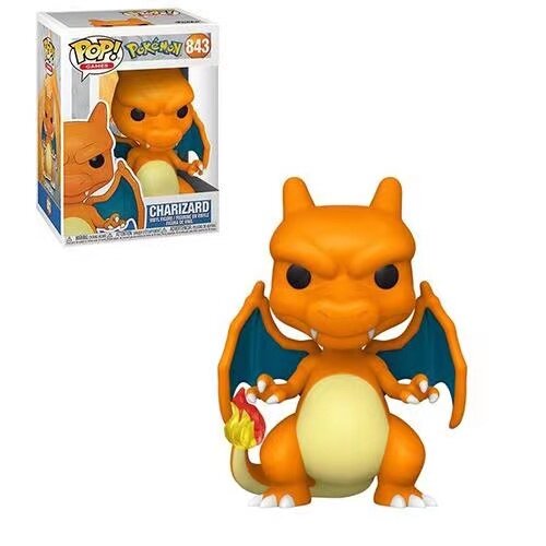 FUNKO POP 843 Games Pokemon Charizard Action Figures Collection Model Toys for Children Birthday gift