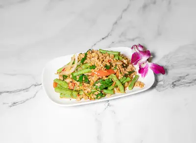 Stir-fried Minced Meat with Hot Basil Leaves