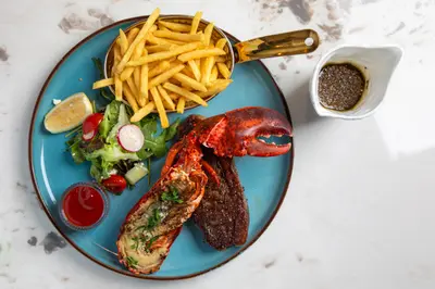 Wagyu M 67 Picanha with Half Lobster