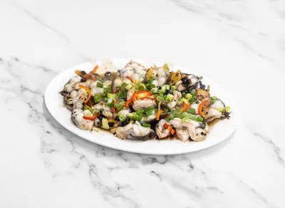 Steamed Fresh Red Flag Grouper